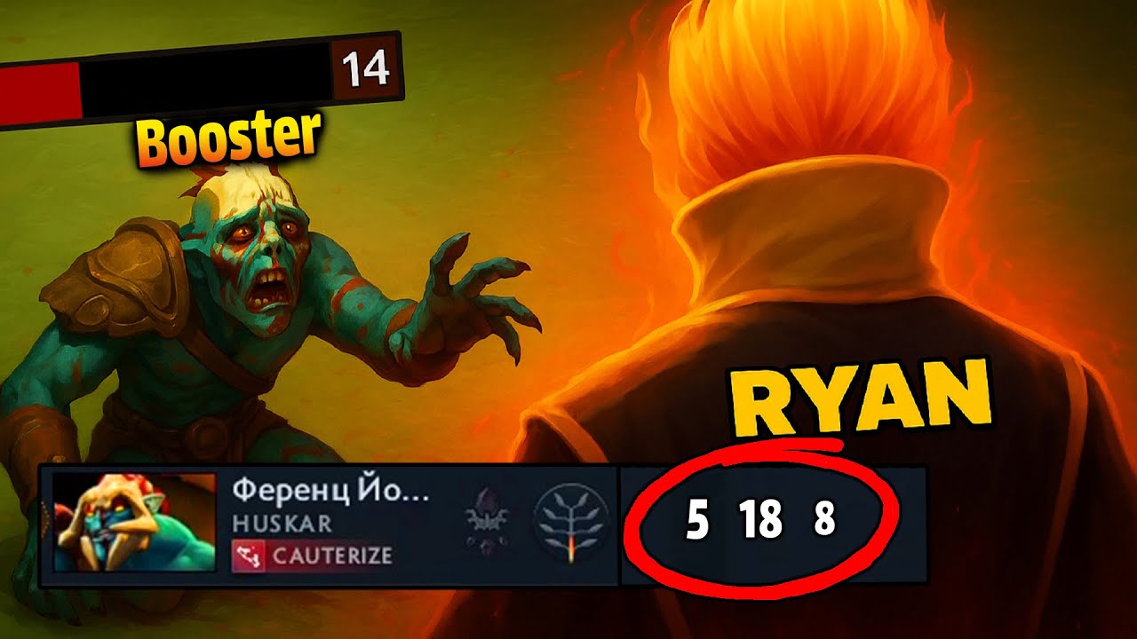 How to DESTROY Booster Huskar Mid with Invoker!
