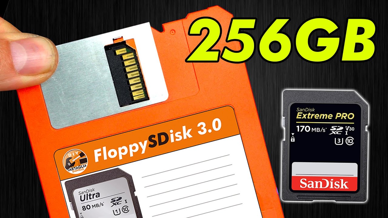 INCREDIBLE!!  256GB Floppy Disk - THE FloppySDisk