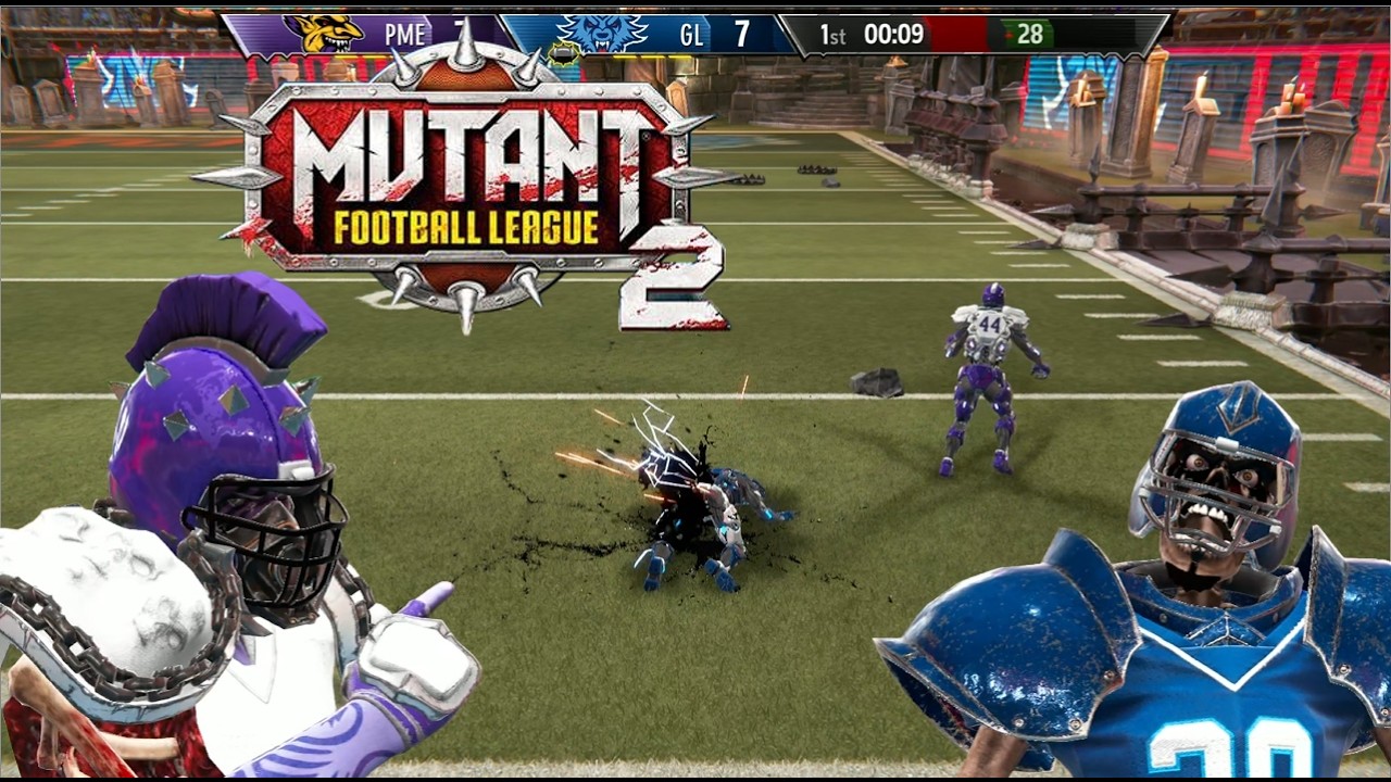 Mutant Football League 2: Purple Mutant Eaters Vs Gnashville Lycans