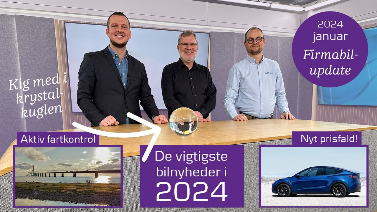 Her er de STØRSTE bilnyheder i 2024 🤩 NYT prisfald på Model Y 😱 Storebælt aktiverer fast fartkontrol