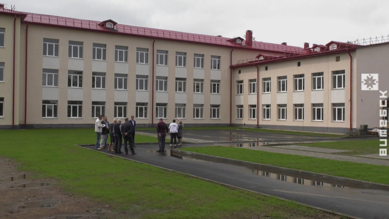 Ремонт средней школы в Езерищах (24.07.2019)
