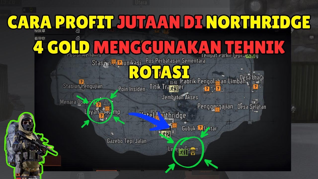 ILMU INI BIKIN KALIAN CUAN 100% di 4GOLD NORTHRIDGE | Arena Breakout S11