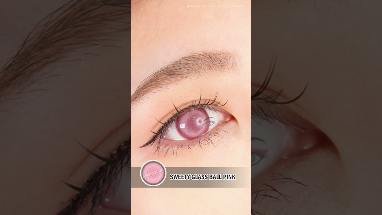 Glass Eye Lenses? #uniqso #cosplay #glasseyes #cosplay #anime #contactlenses #shorts #sweetycon