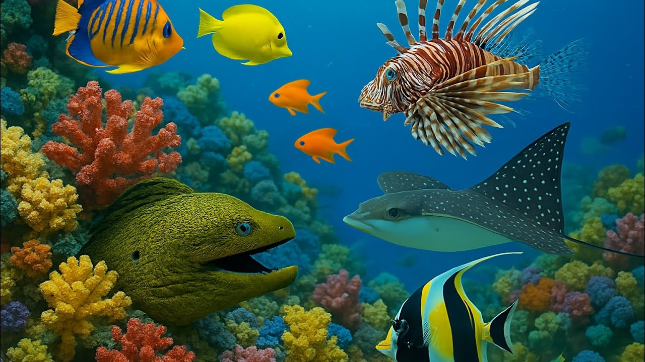 رحلة بصرية بين 15 نوعا من أسماك البحر الأحمر - A Visual Expedition Through 15 Red Sea Fish Species
