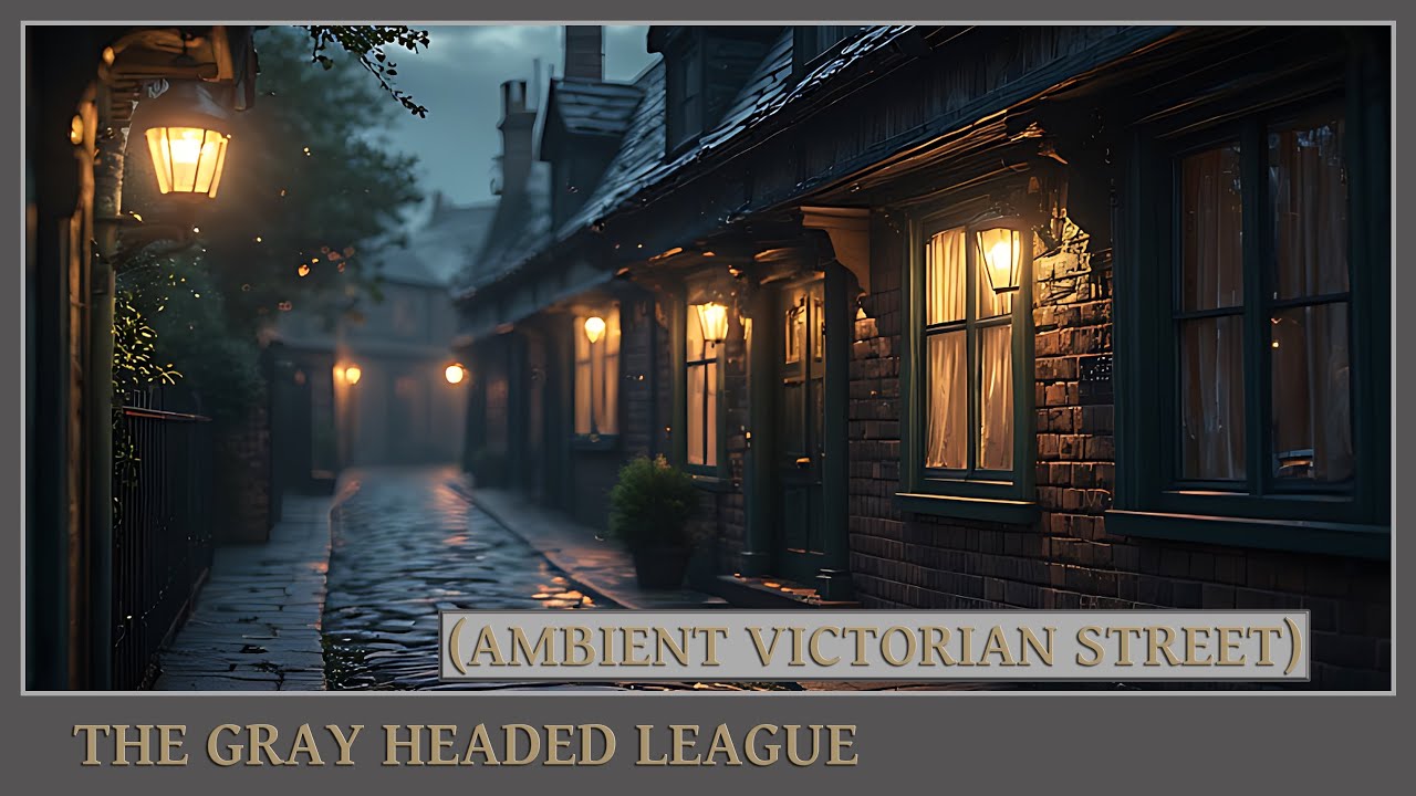 Old  Victorian Street In London England Ambient Video