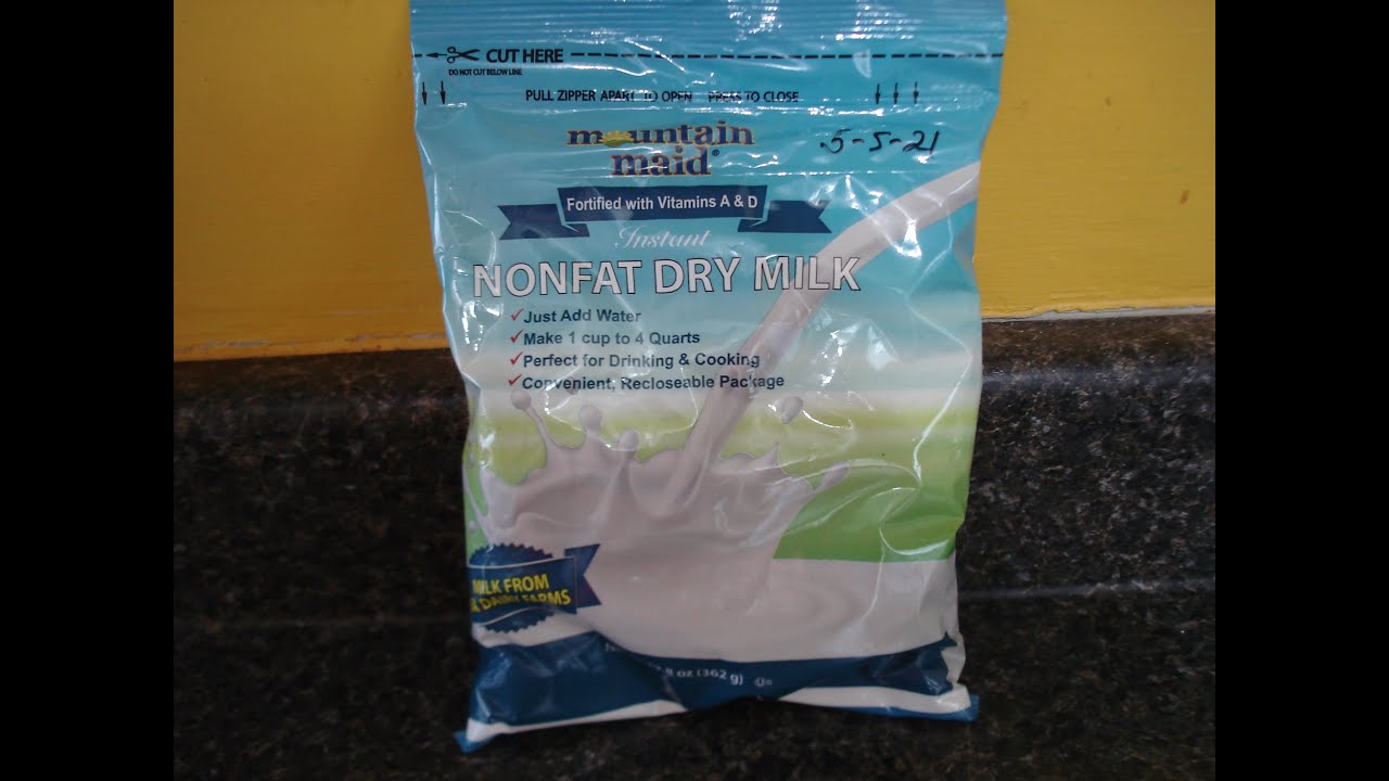 Instant powdered milk yogurt