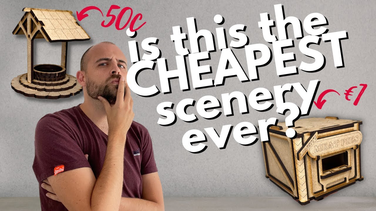 Printing the cheapest wargaming terrain with the new Ortur Laser Master 3!