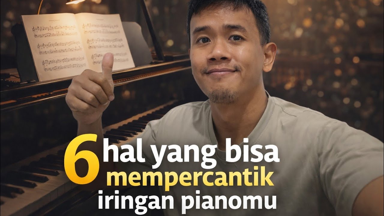 Sering terlupakan, ini Hal-Hal Kecil yang bisa mempercantik iringan pianomu!
