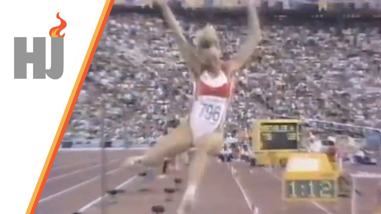 1992 Barcelone - Le saut victorieux de Heike Drechsler