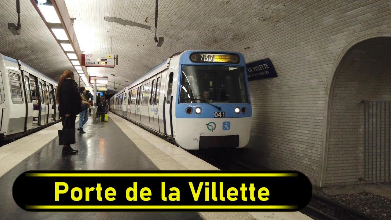 Metro Station Porte de la Villette - Paris 🇫🇷 - Walkthrough 🚶