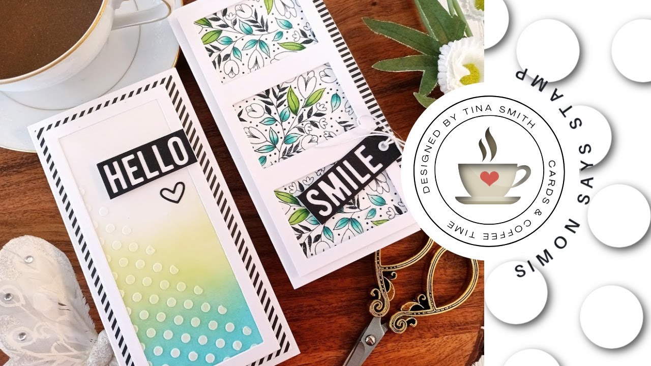 Simon Says Stamp | All The Feels Release | Mini Slimline Cards