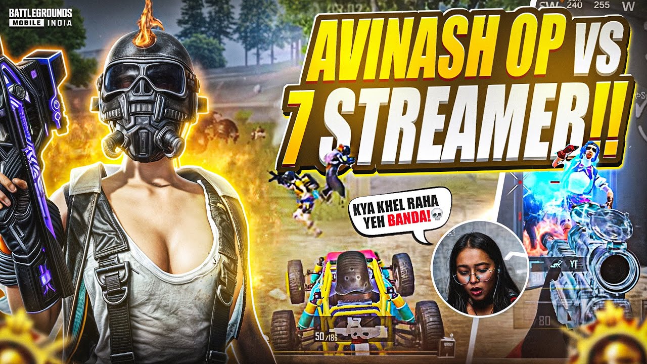 STREAMER Called me H*cker After This! || 7 STREAMERS VS AVINASHOP 🔱 || Fastest 5 Finger Player🔥