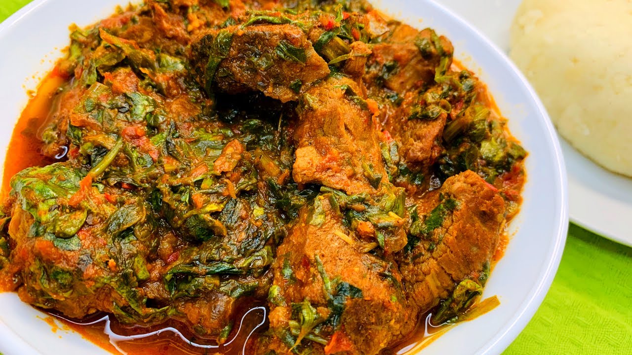 Best Vegetable Soup Recipe | How to make Efo-riro | CUISINES AND WELLNESS