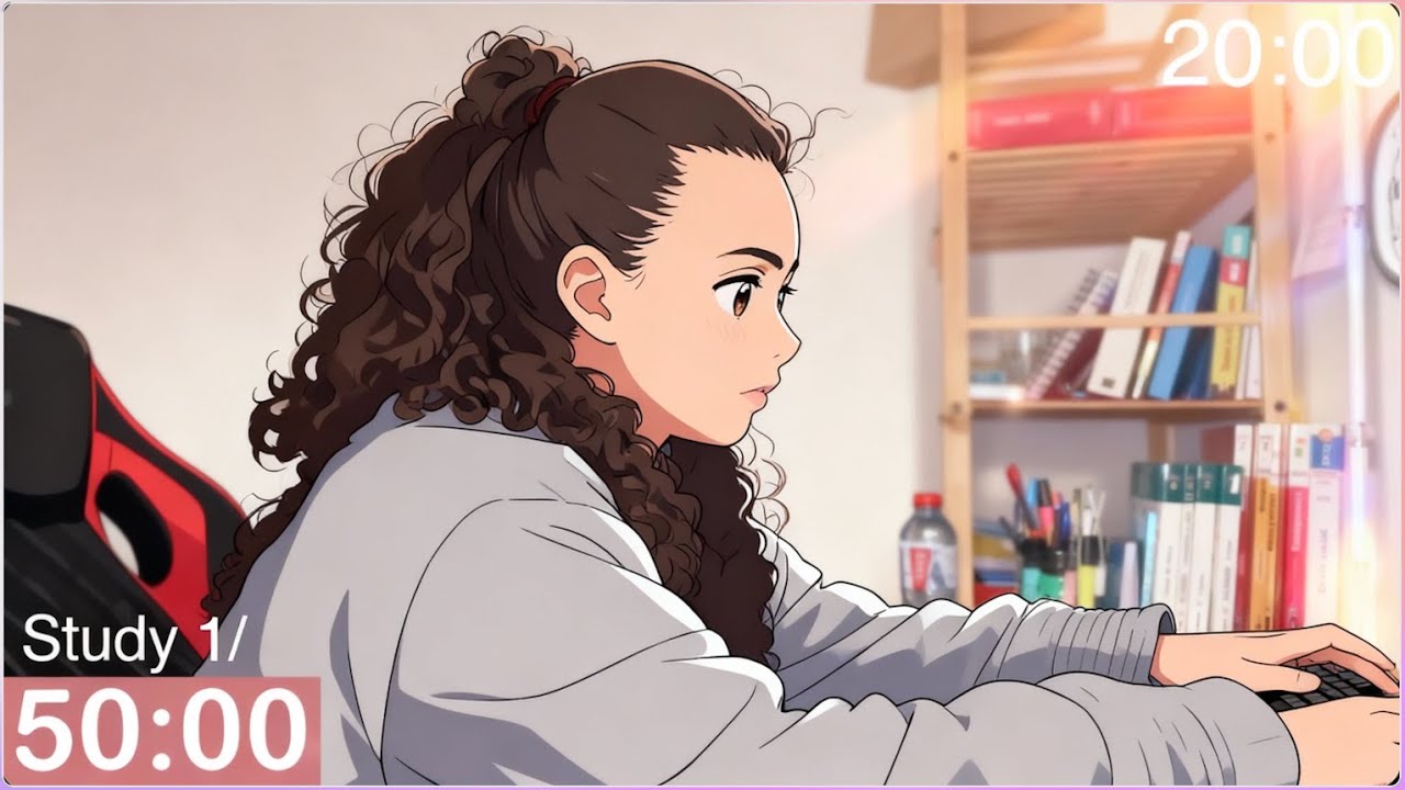 LIVE | ?HOUR study with me WITHOUT BREAKS📚🎧⛈️ rain sounds & pomodoro timer 50 & 10