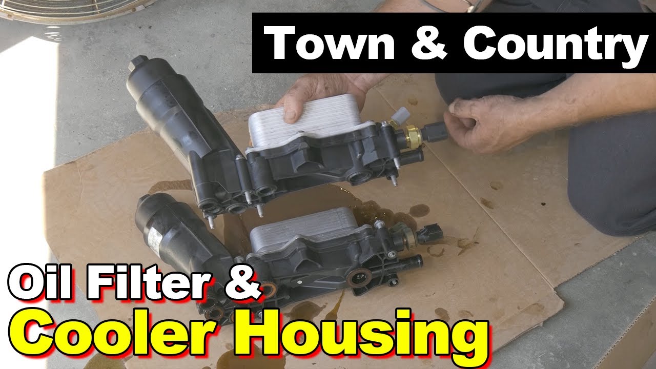 2014 Chrysler Town & Country Oil Filter & Cooler Housing
