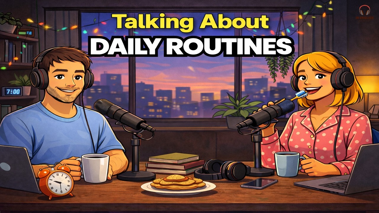 Talk About Your Day in English | Daily Routine Conversation Practice | English Podcast for Beginners