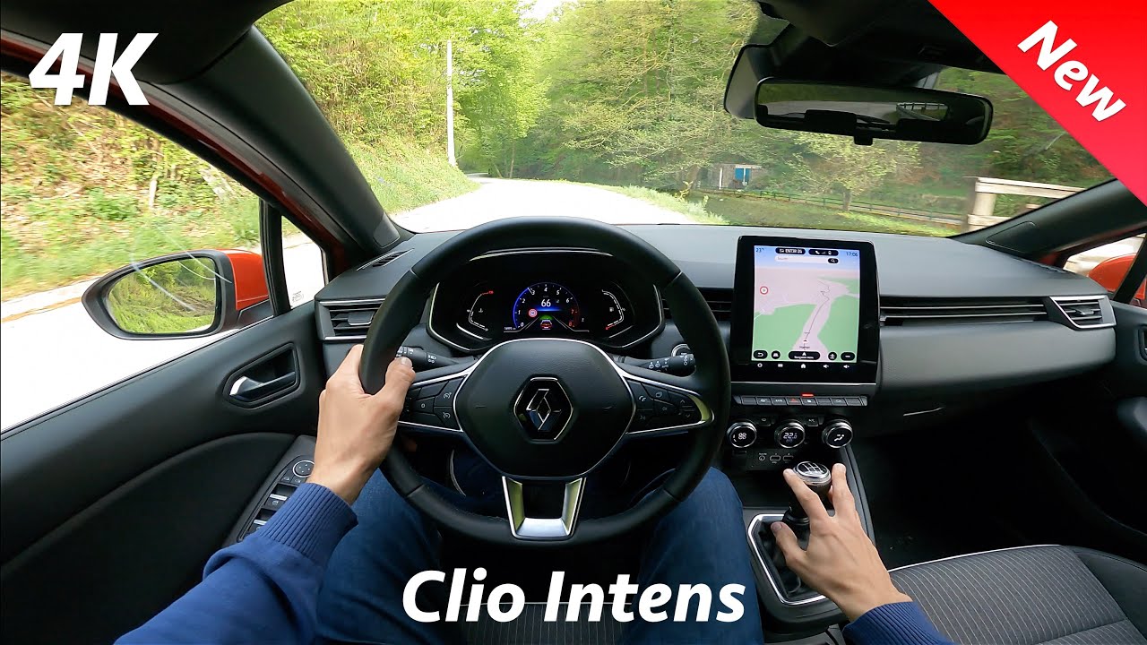 Renault Clio Intens 2021 - Тест-драйв от первого лица в 4K | 1.0 TCe - 100 л.с. LPG