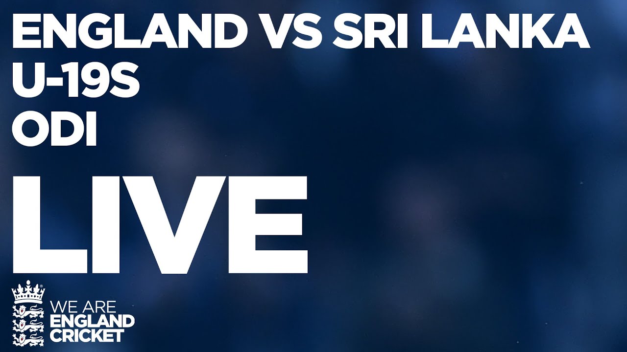 🔴 LIVE England U19's v Sri Lanka U19's | 2nd ODI