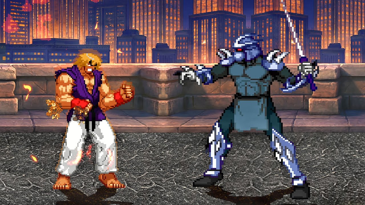 Hyperblaze Ken Vs. Super Shredder - Engine of Destruction