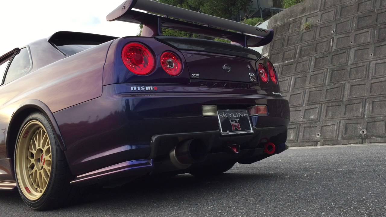 34GT-R 空吹かし GT-R BNR34 R34 スカイライン