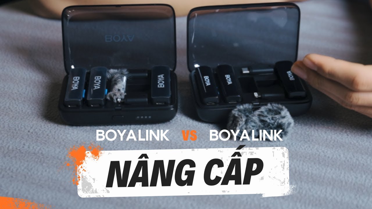 Micro thu âm Boya Link nâng cấp: thu âm từ xa 300 mét!