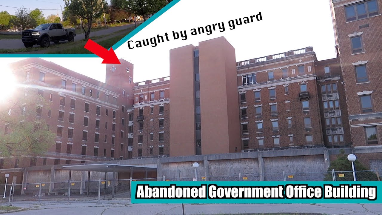 Exploring an Abandoned Government Office Building (CAUGHT)