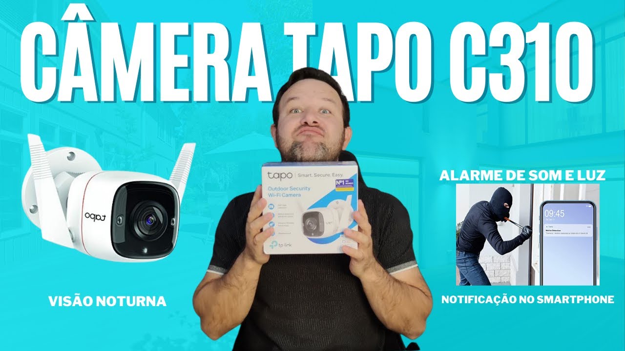 Camera externa de Segurança TP Link Tapo C310, configuração - Compativel com Alexa e Google Home