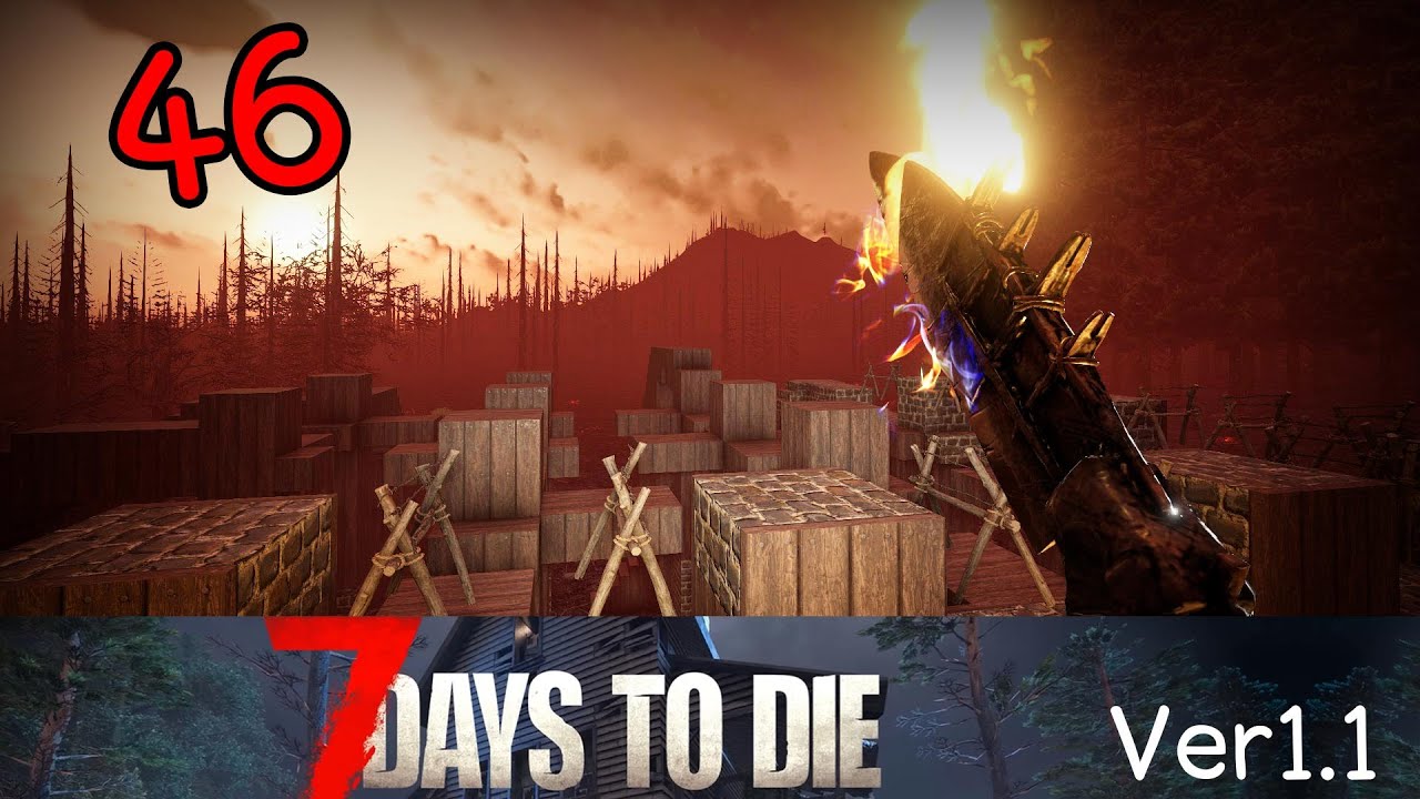 7 Days to Die 1.1 latest EP 46 - สร้างสวนสนุกให้ซอมบี้