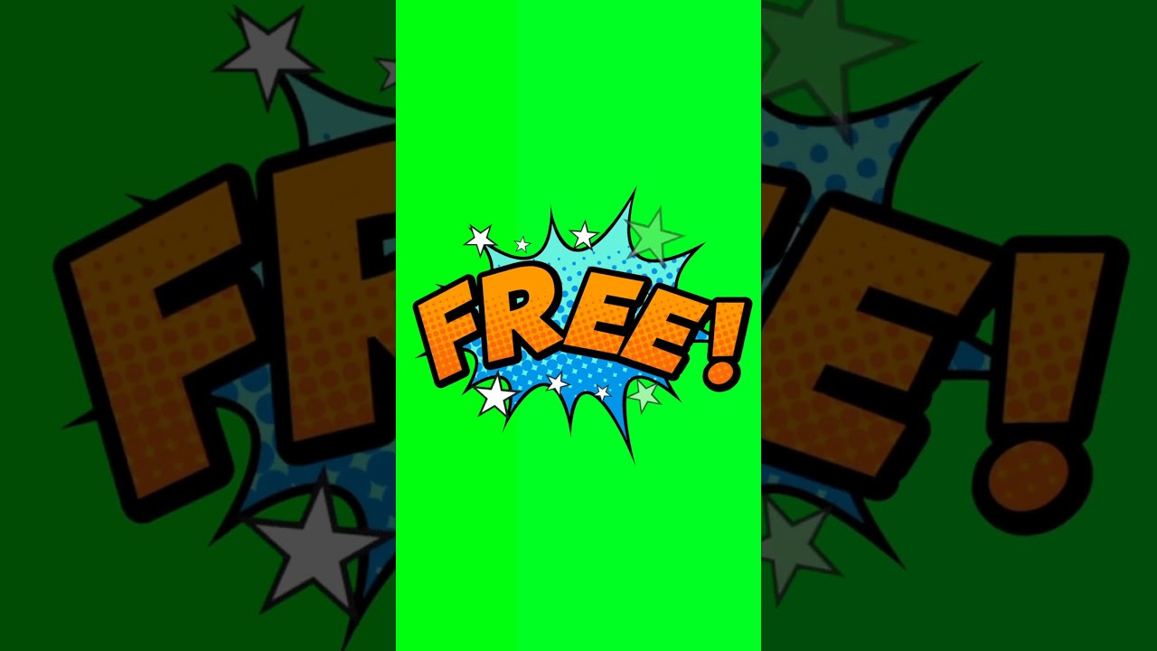 Free Icon/logo green screen | No Copyright | #chromakey #viral #green #greenscreen #free