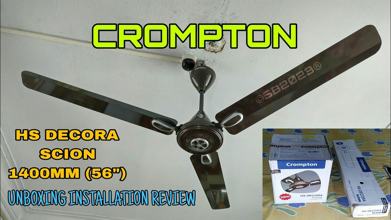 Crompton HS Decora Scion 1400 мм (56 дюймов) Bakers Brown: распаковка, установка и обзор