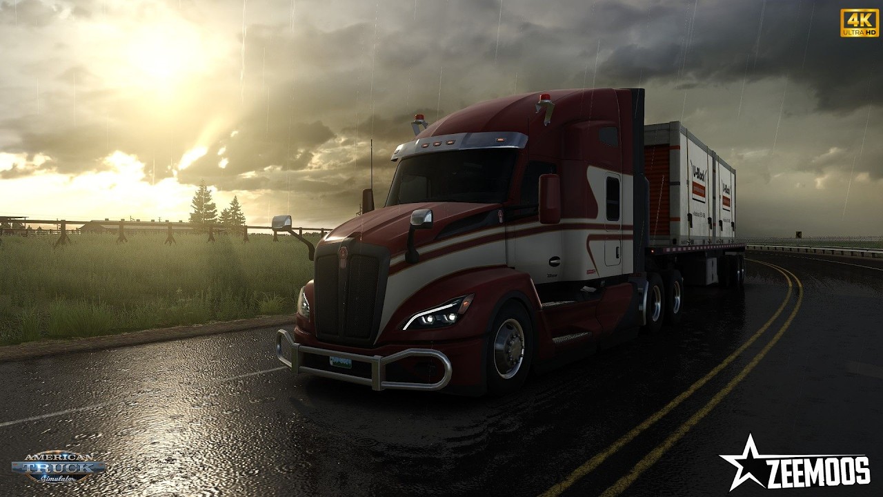 ATS 1.57 | NEW UPDATE | Detroit Diesel DD60 14.0L (DDEC IV) Sound Pack by Zeemods | POV 4K | #ats