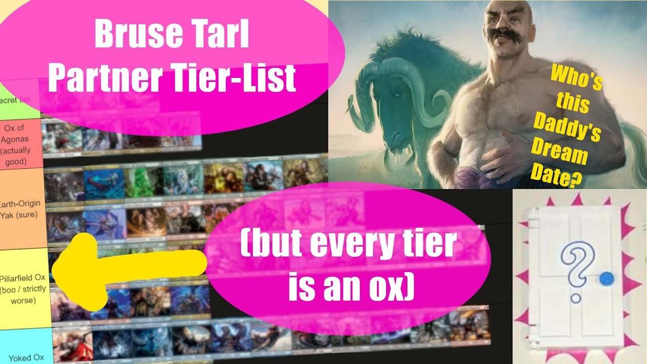 Bruse Tarl Definitive Tier-List (that no one asked for)