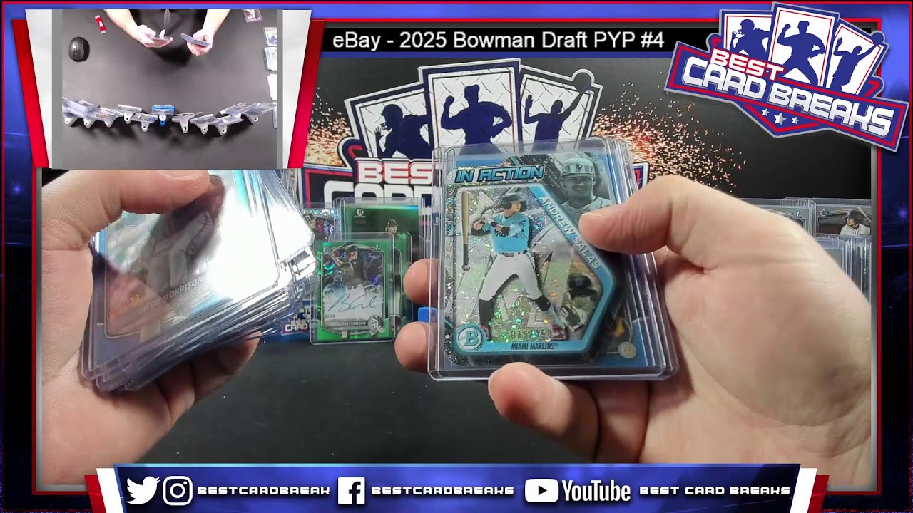 eBay -2025 Bowman Draft THREE CASE Pick Your Player Break #4 - 1/28/26