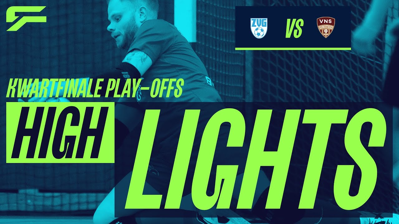 HIGHLIGHTS | ZVG/Cagemax - VNS United | Kwartfinale Play-offs KvN | Eredivisie Futsal 24/25