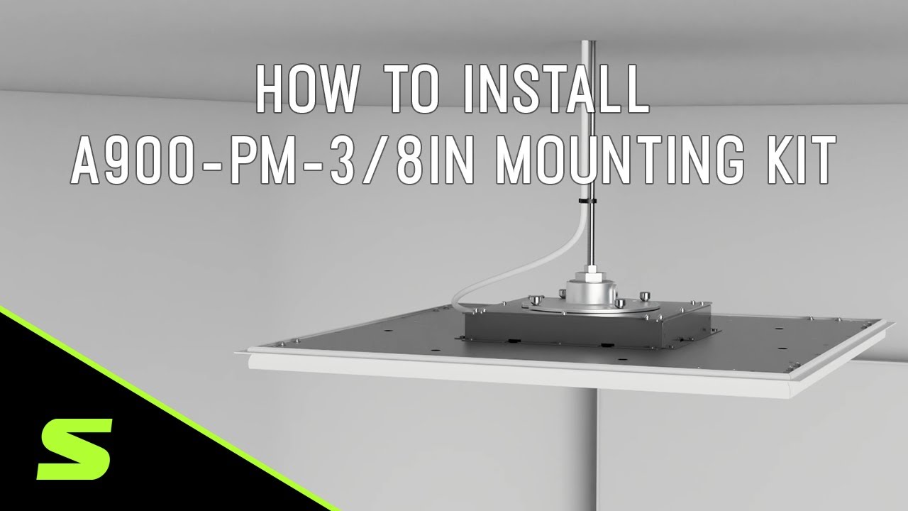 Shure A900-PM-3/8IN | How to Install