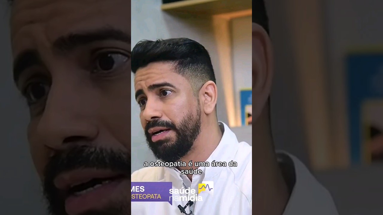 O fisioterapeuta Igor Gomes explica a osteopatia 🎥 #Sa&uacute;deNaM&iacute;dia #Osteopatia #TVDifusora #saude