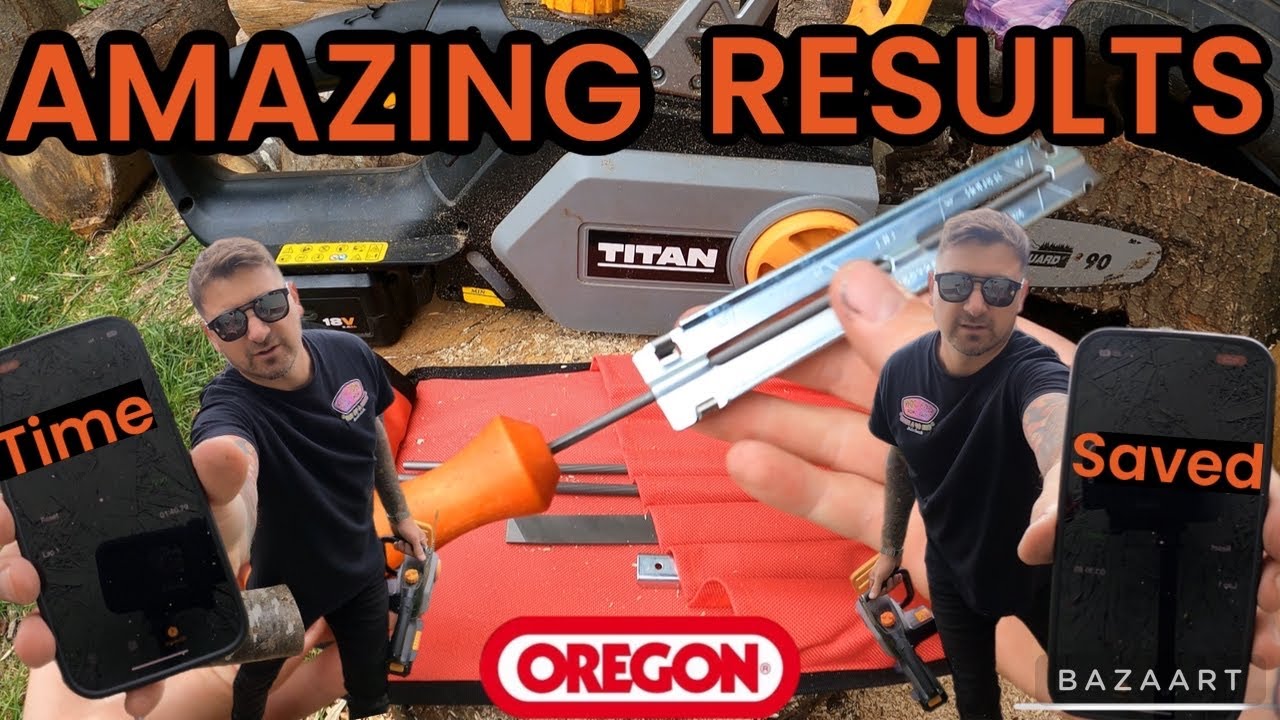 Как заточить бензопилу с ПОТРЯСАЮЩИМИ РЕЗУЛЬТАТАМИ! Набор Oregon