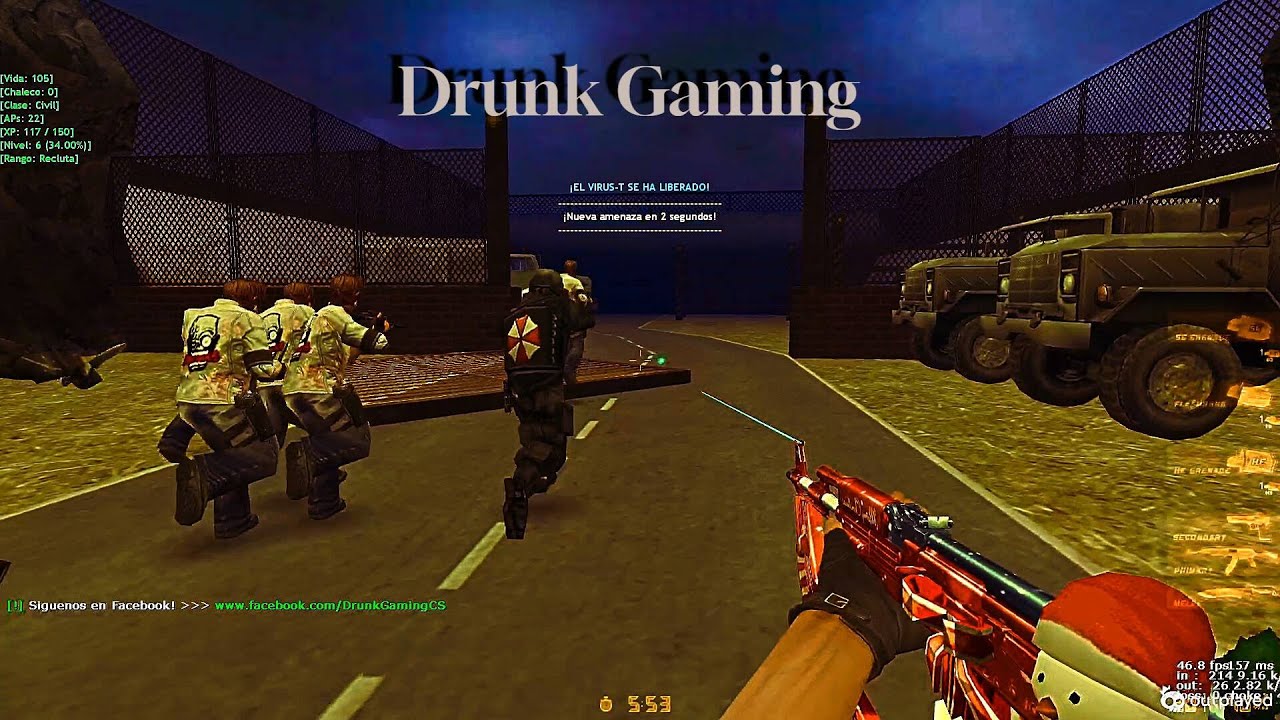 Drunk Gaming I Zombie Escape map ze_area51_boss_b5