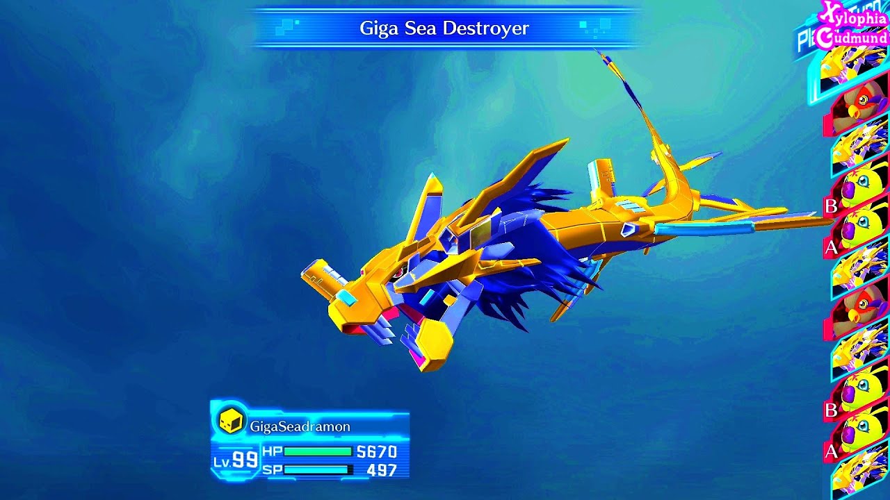 『Xylophia Gudmund』 MegaSeadramon MetalSeadramon to GigaSeadramon Evolution Line [Latest Version]