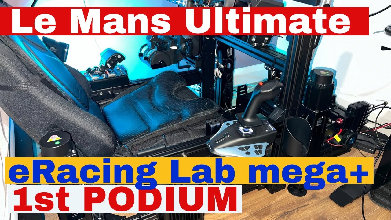LMU First ever Podium - eRacing Lab Motion Platform