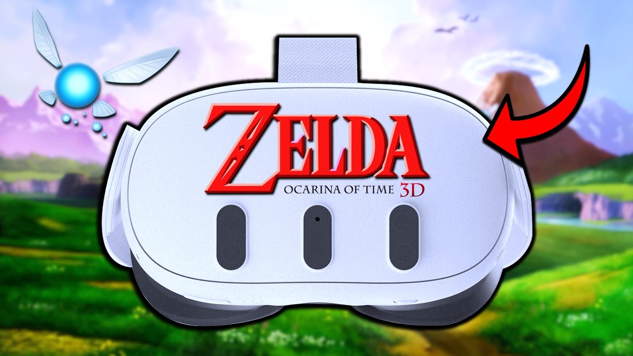 Лучшая игра серии Zelda VR — Quest 3! Ocarina of Time 3D VR