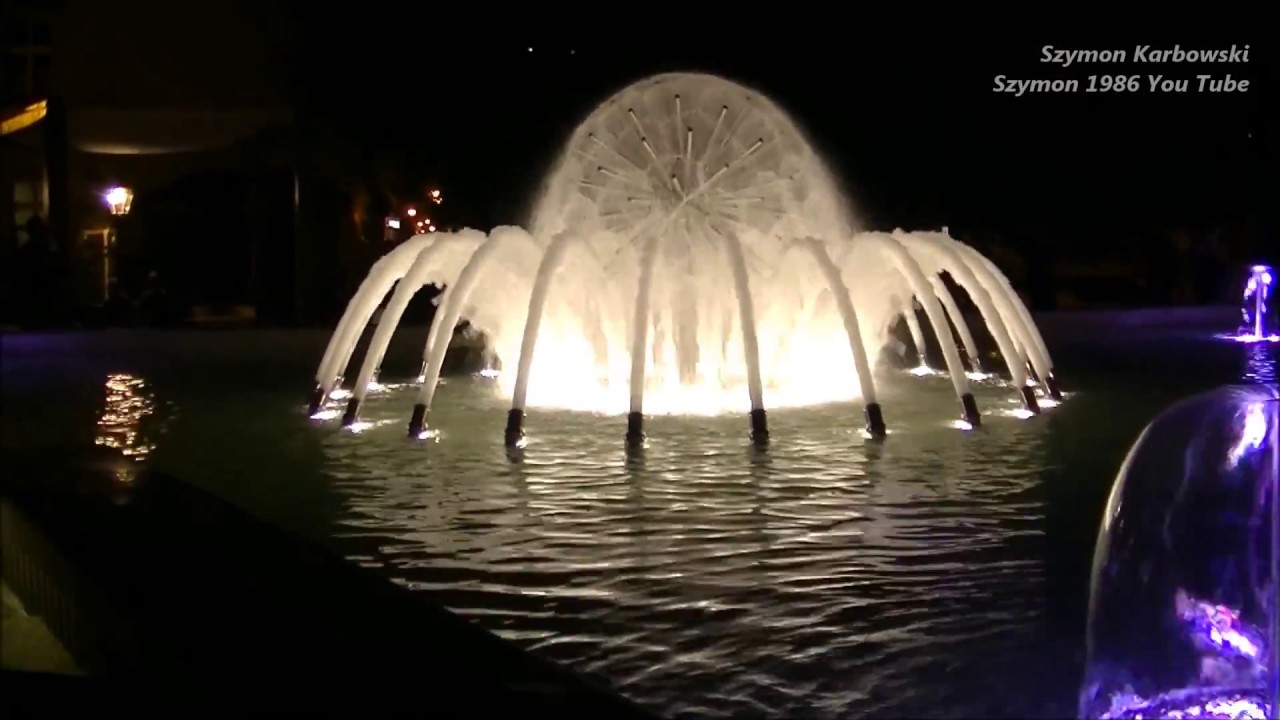 Kanał Babinka - Fontanna podświetlana diodowo LED RGB / Channel Babinka fountain the glow in dark