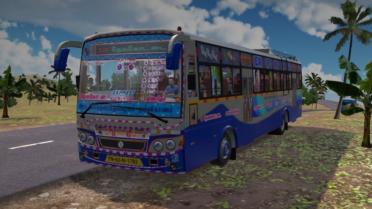 New TNSTC bs4 bus mod for Bus simulator kerala #tnstc #newmod #bussid #bsk#trending 