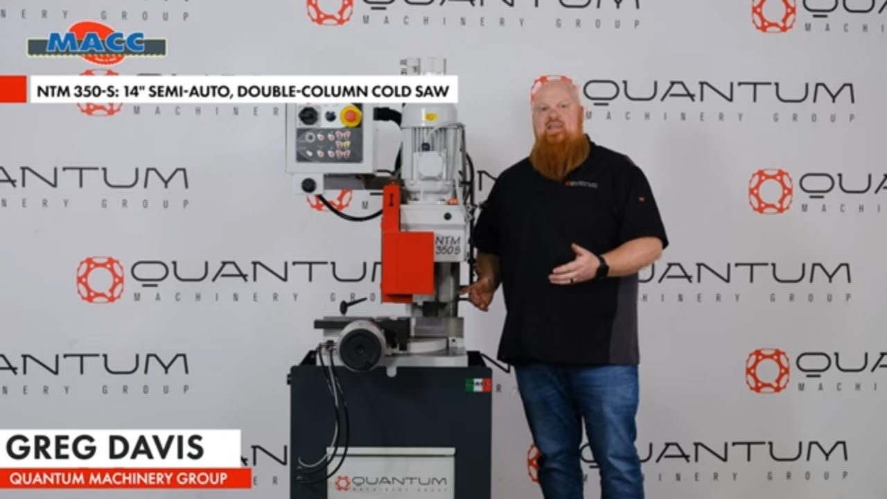 Precision and Efficiency: MACC NTM 350-S Semi-Automatic Cold Saw
