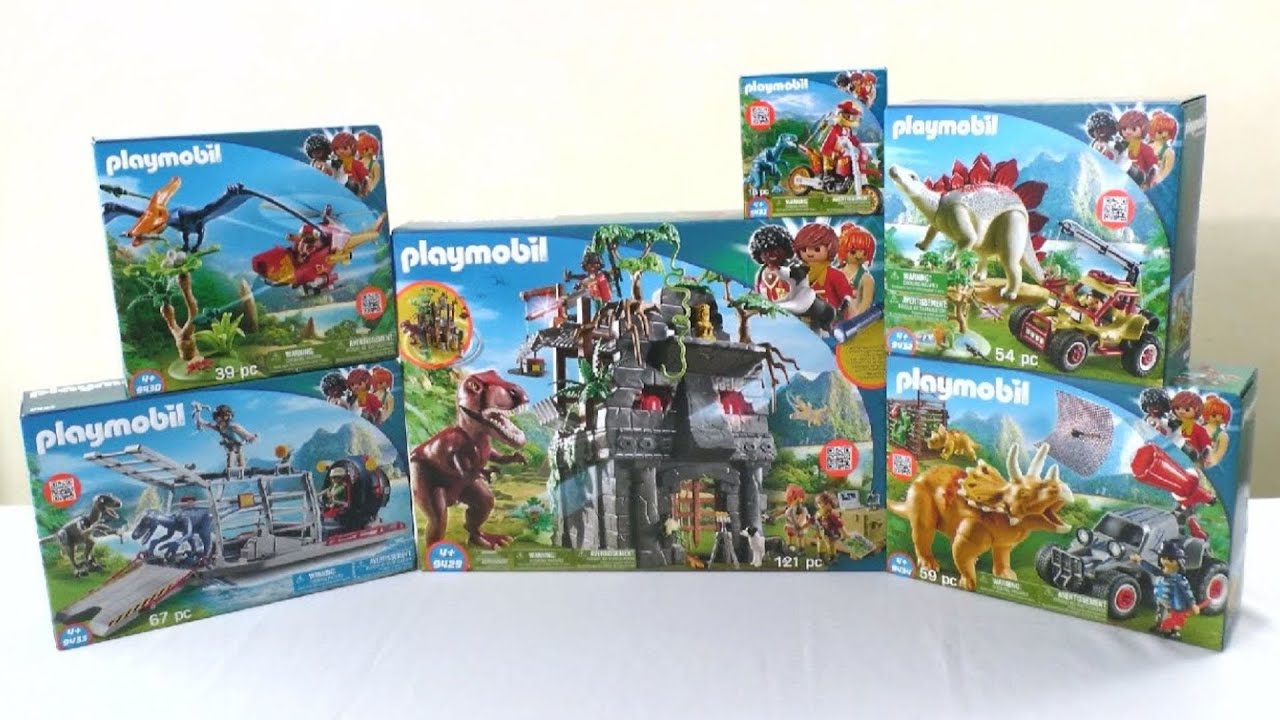 Unboxing Playmobil : The Explorers, les aventuriers (2018) – 9429, 9430, 9431, 9432, 9433, 9434