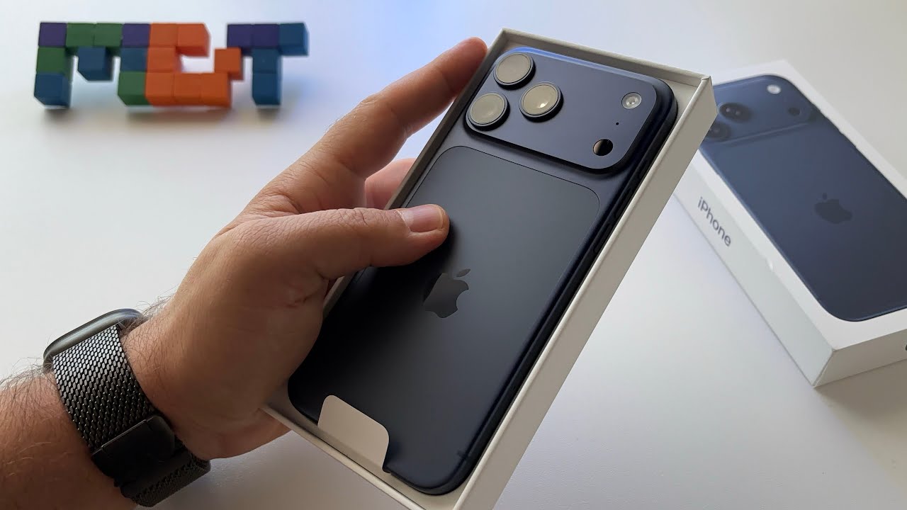 Apple iPhone 17 Pro Max, цвет Deep Blue | распаковка | обзор