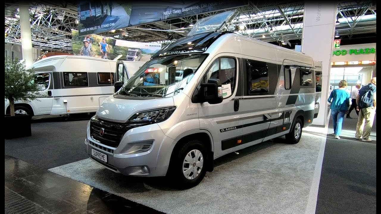 Adria Twin Supreme 640 SLB Fiat Ducato RV Camper Van new model walkaround and interior K1141