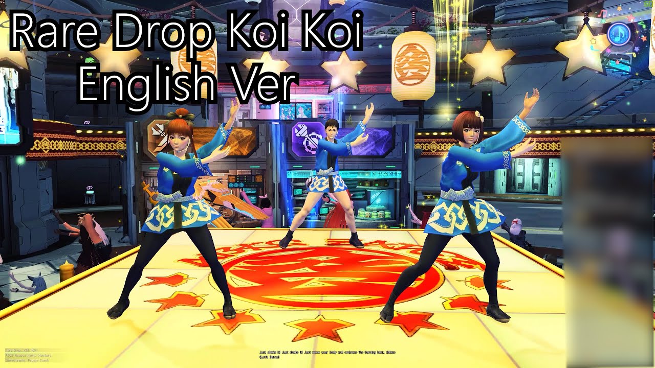 【PSO2 Global】Rare Drop Koi Koi | English ver. + Lyrics【 レアドロ☆KOI☆恋！】