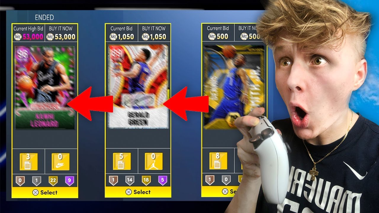 SNIPING A Card From EVERY Single Gem Tier in NBA 2K22... (Gold-Pink Diamond)