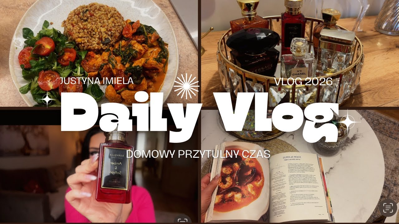VLOG|Ulubione zimowe zapachy✨Zdrowy obiad🥗Domowy przytulny czas🏠